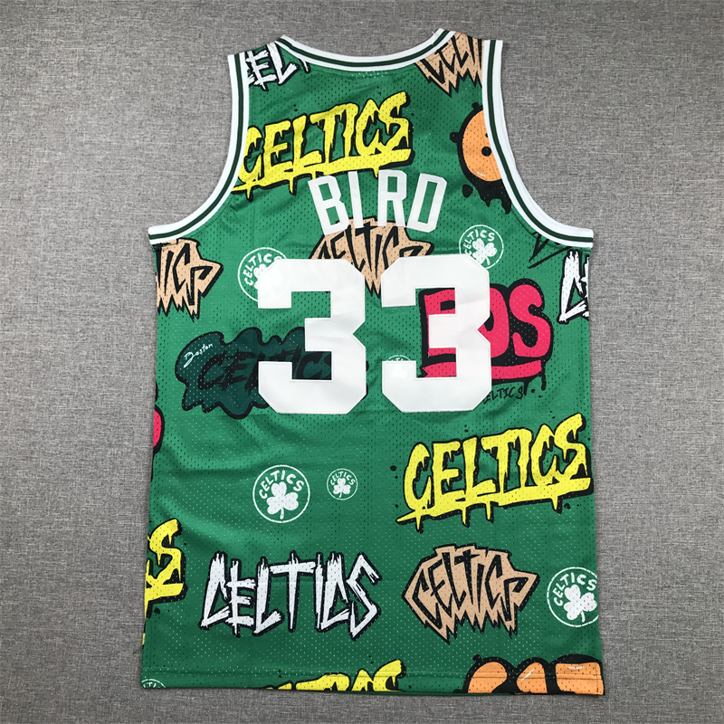 Men Boston Celtics #33 Bird Green 2024 NBA Jersey->orlando magic->NBA Jersey
